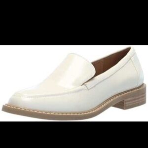 White Leather Loafers